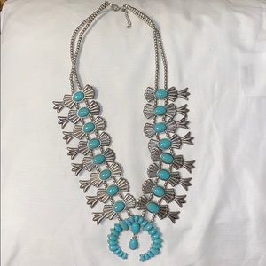 Squash turquoise necklace